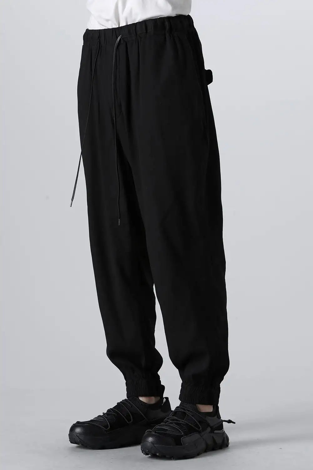 Cotton Elastic Cuffed Pants