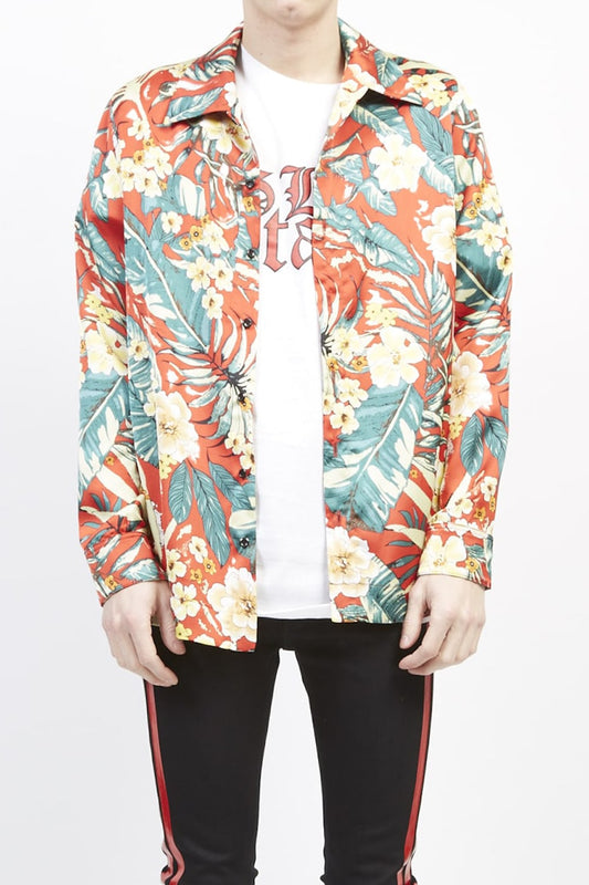 PE Dessin tropical print shirt Red