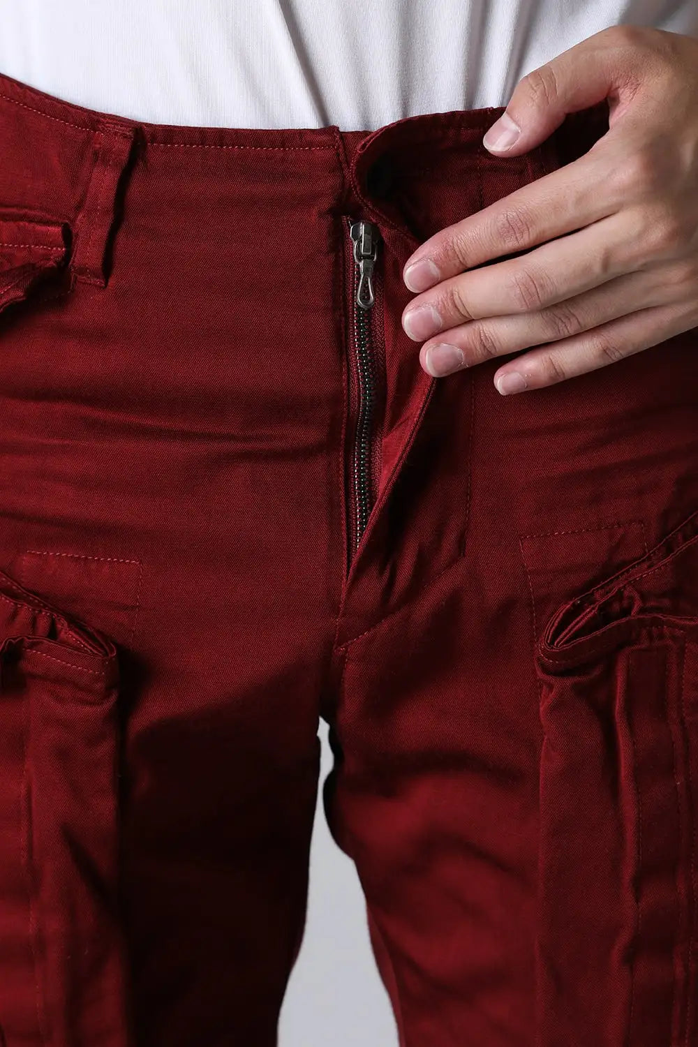 Tactical Skinny Pants  Red