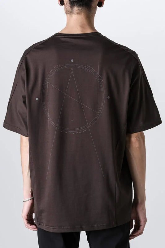 Short sleeve astronomy print C Brown