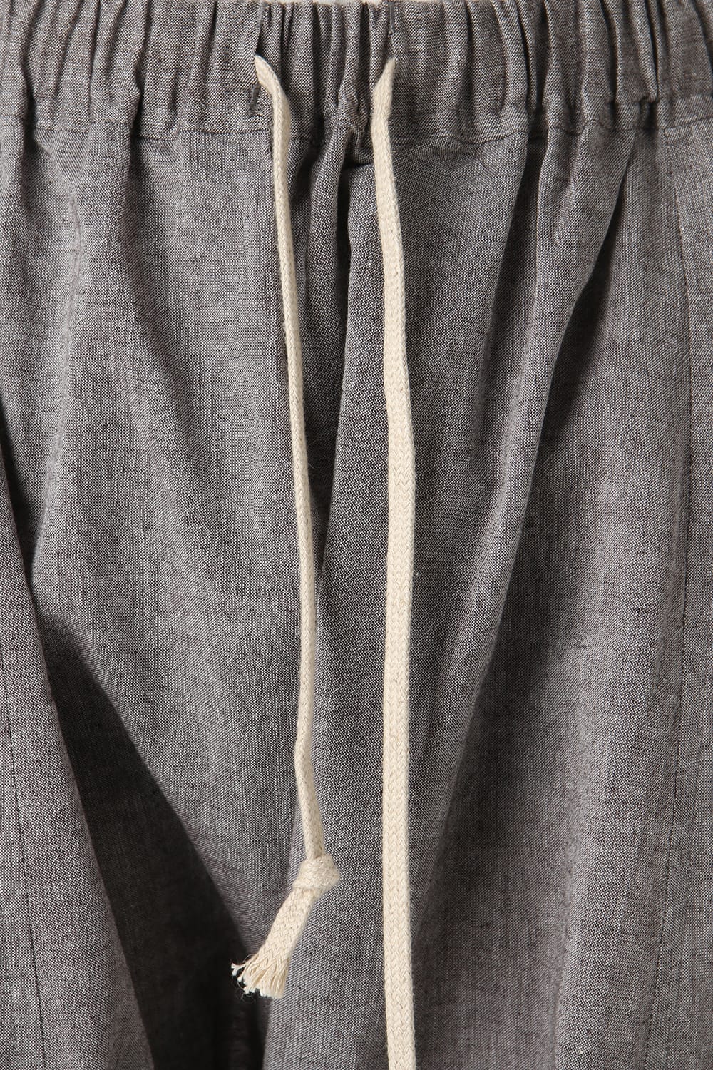 Plain Balloon Trousers Brown Mele