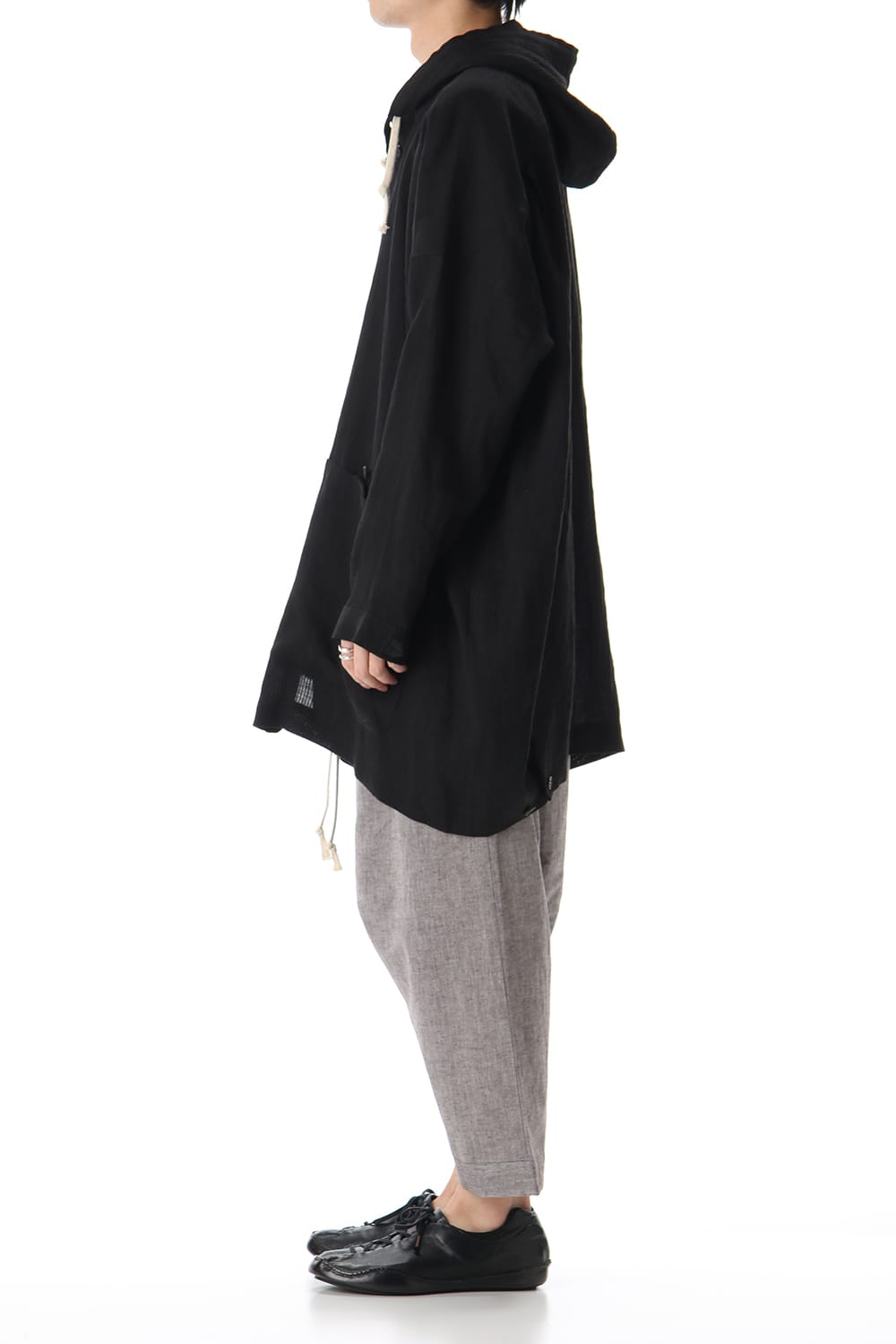 Plain Balloon Trousers Brown Mele