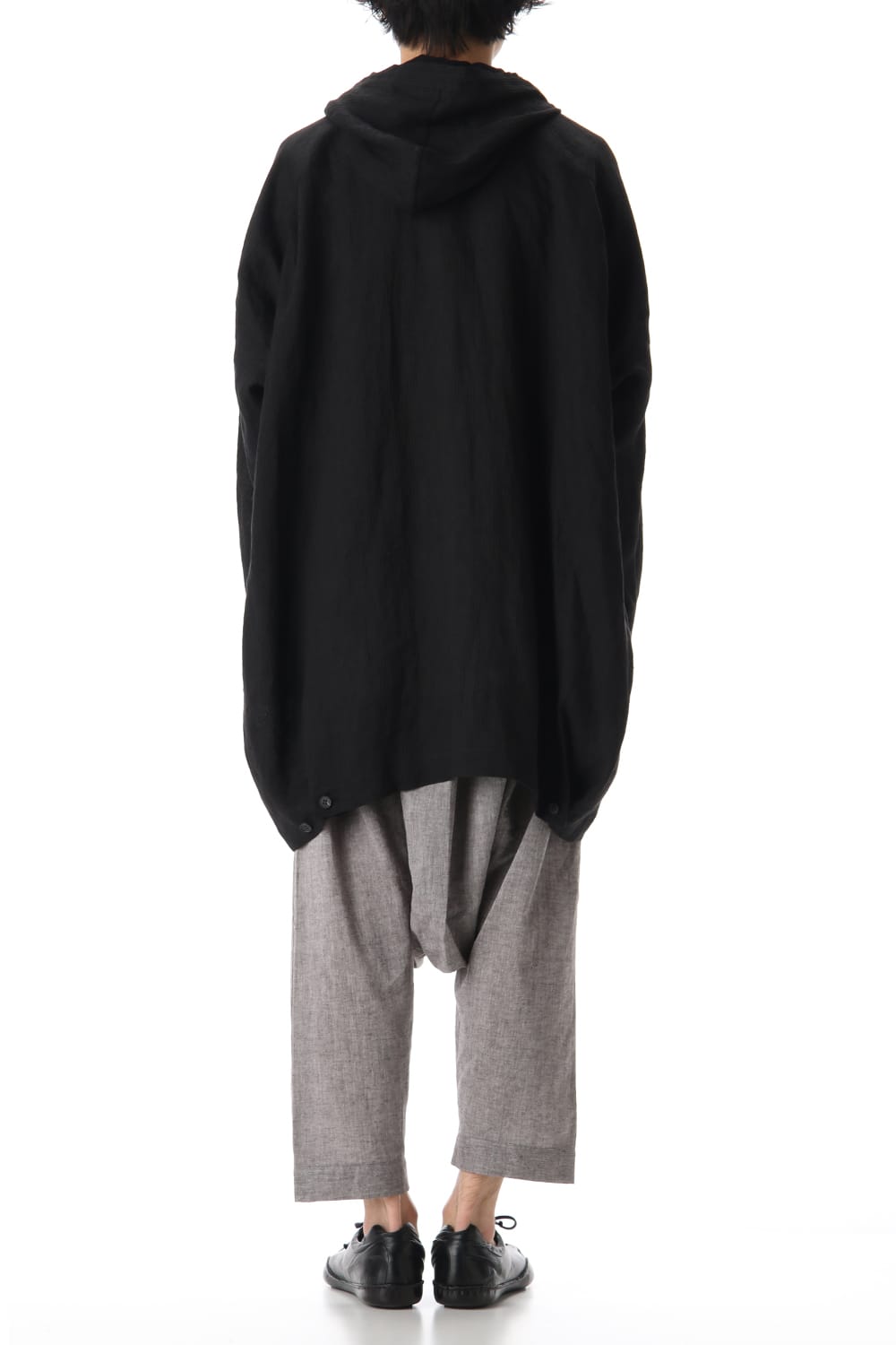 Plain Balloon Trousers Brown Mele