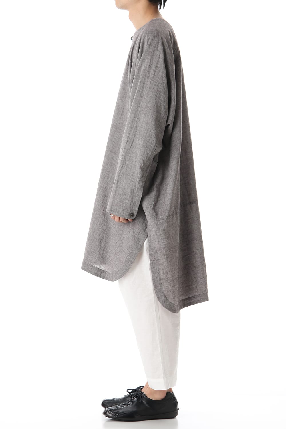 Plain Balloon Trousers White