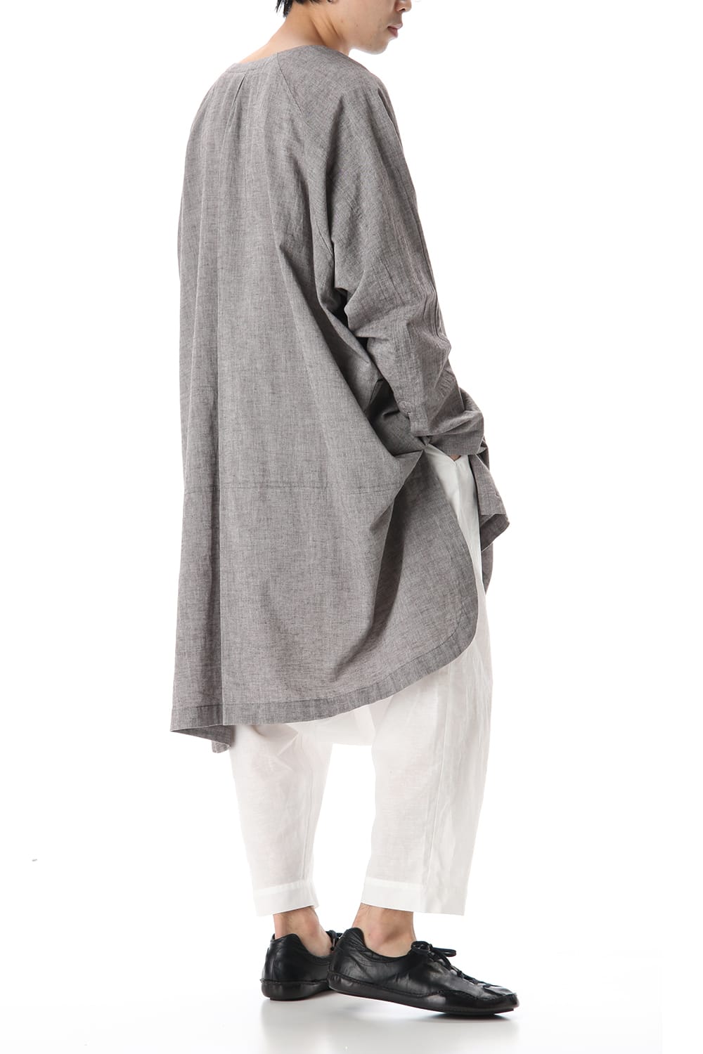 Plain Balloon Trousers White