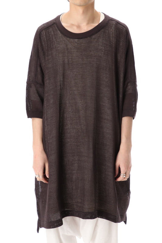 Mesh SS Oversize Tee Black