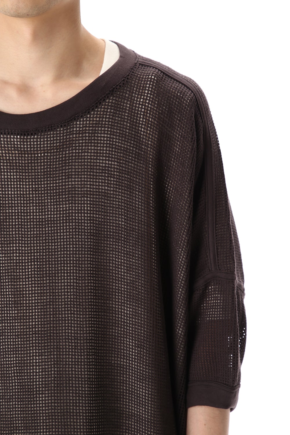 Mesh SS Oversize Tee Black