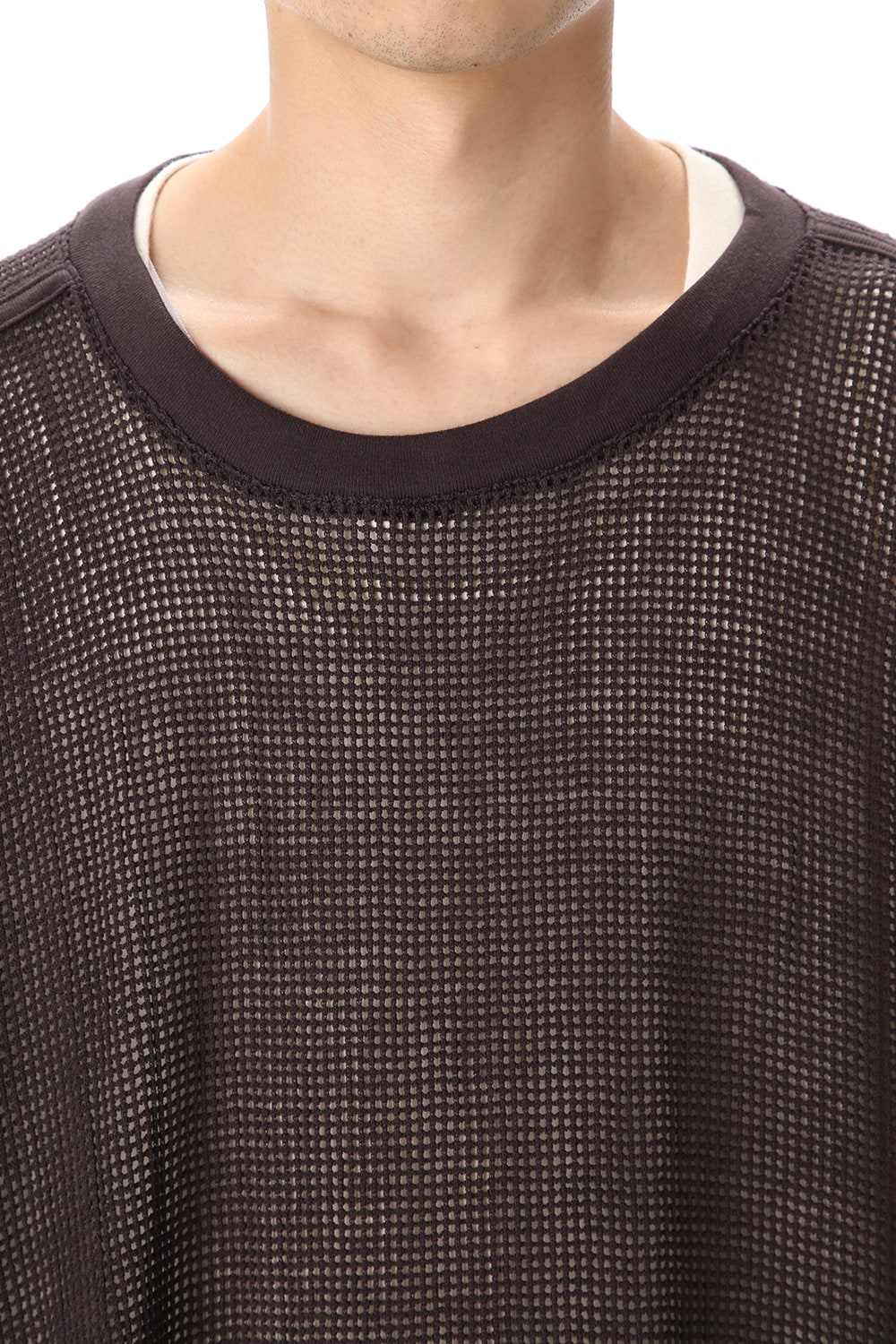 Mesh SS Oversize Tee Black