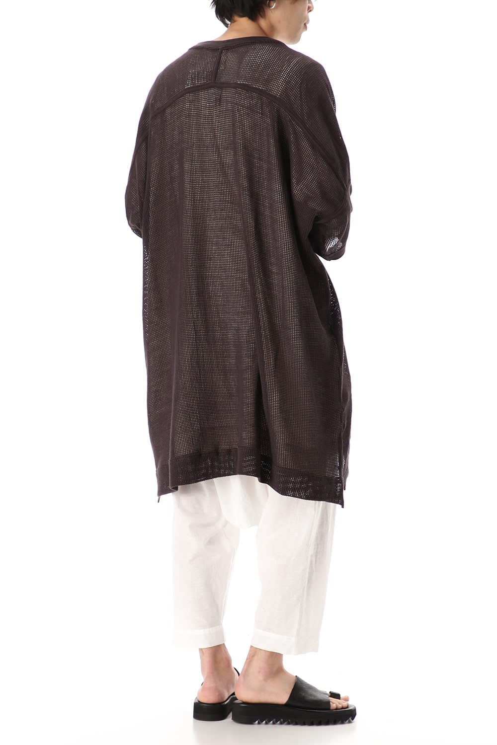 Mesh SS Oversize Tee Black