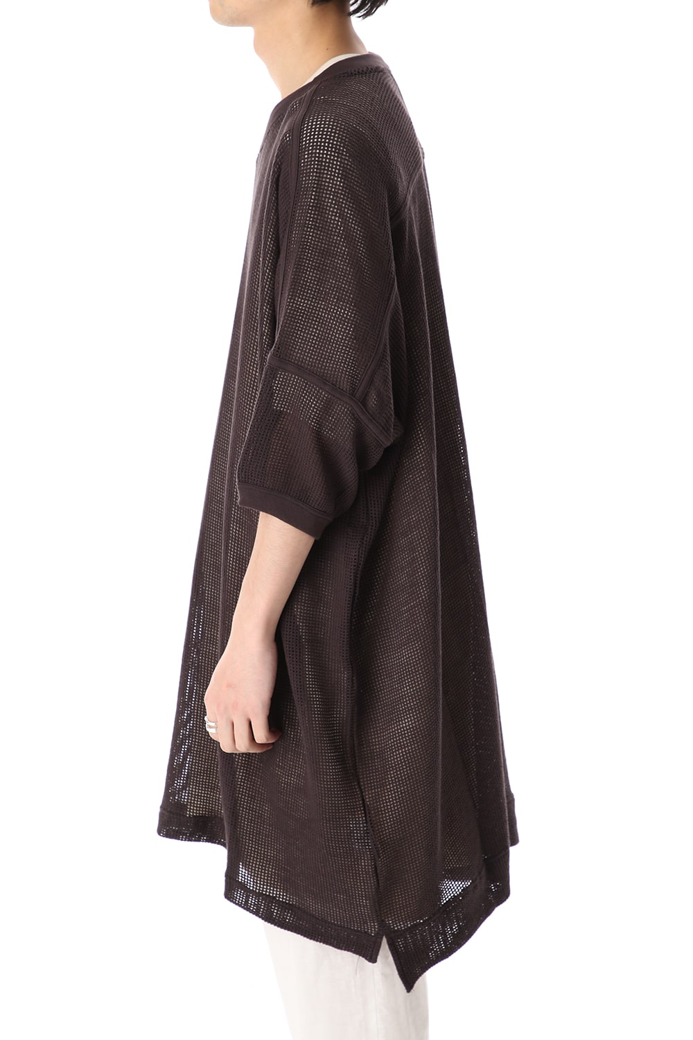 Mesh SS Oversize Tee Black