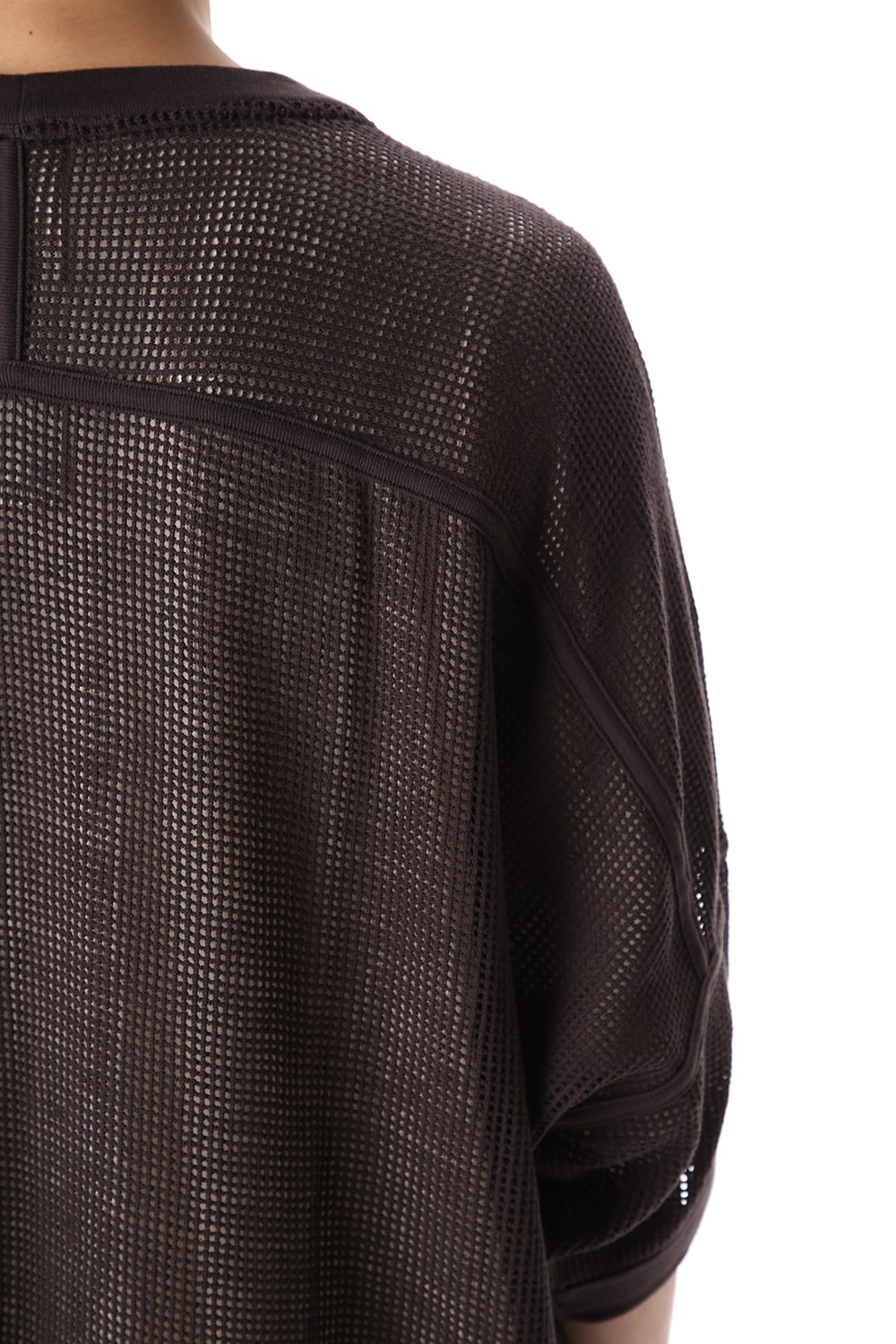 Mesh SS Oversize Tee Black