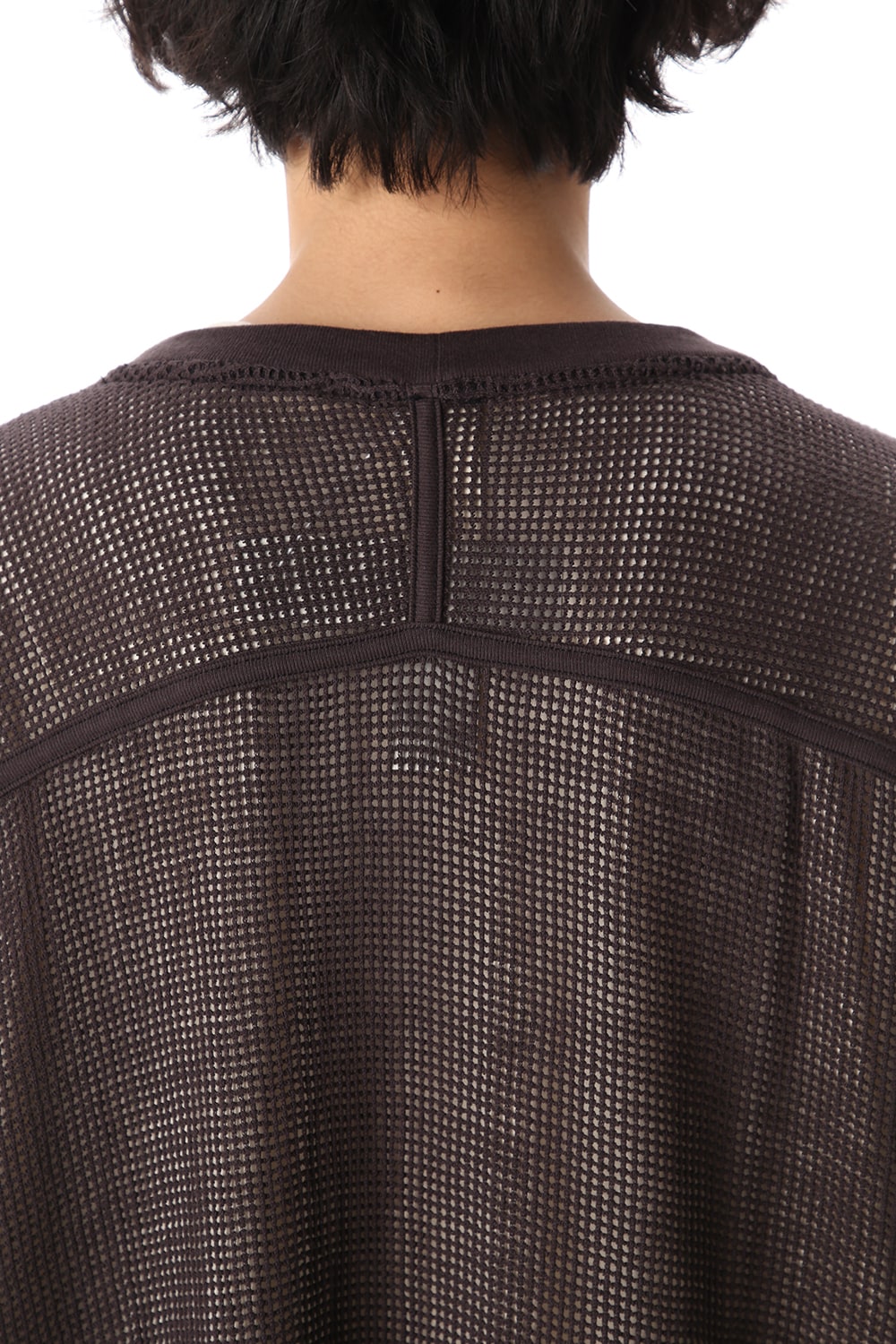 Mesh SS Oversize Tee Black