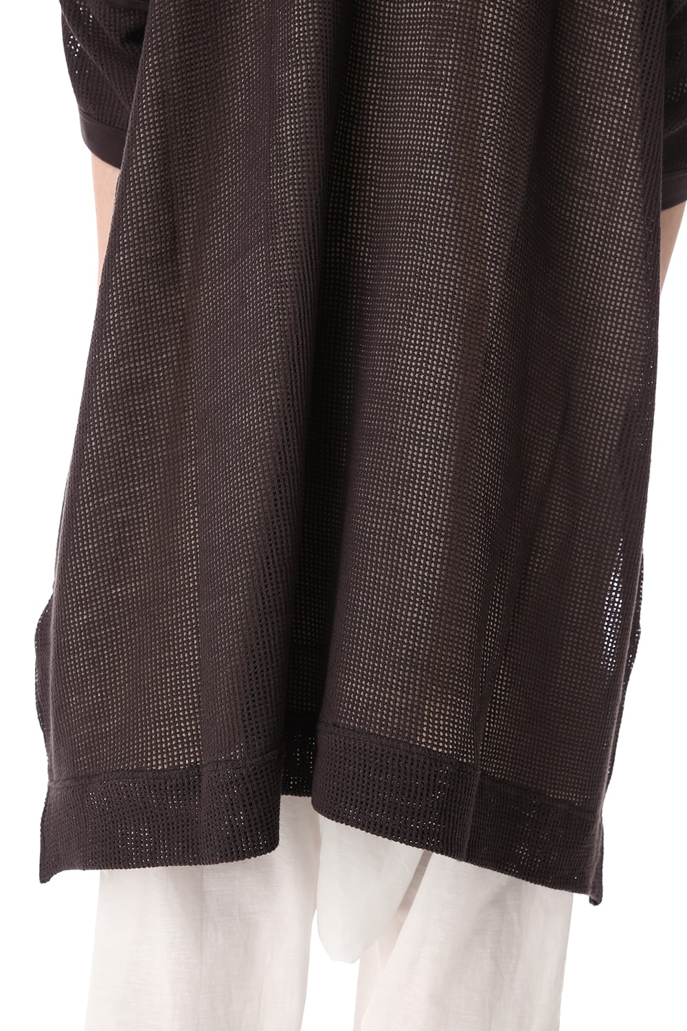 Mesh SS Oversize Tee Black