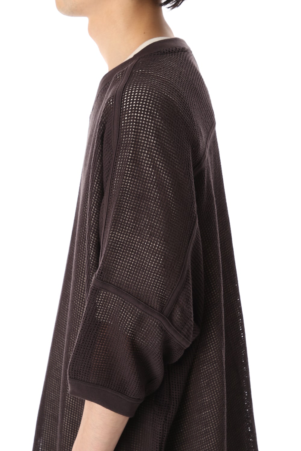 Mesh SS Oversize Tee Black