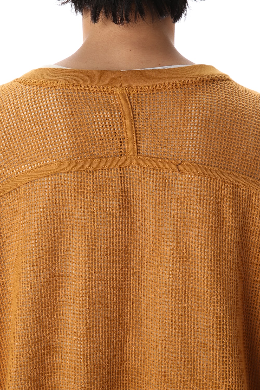 Mesh SS Oversize Tee DK Orange