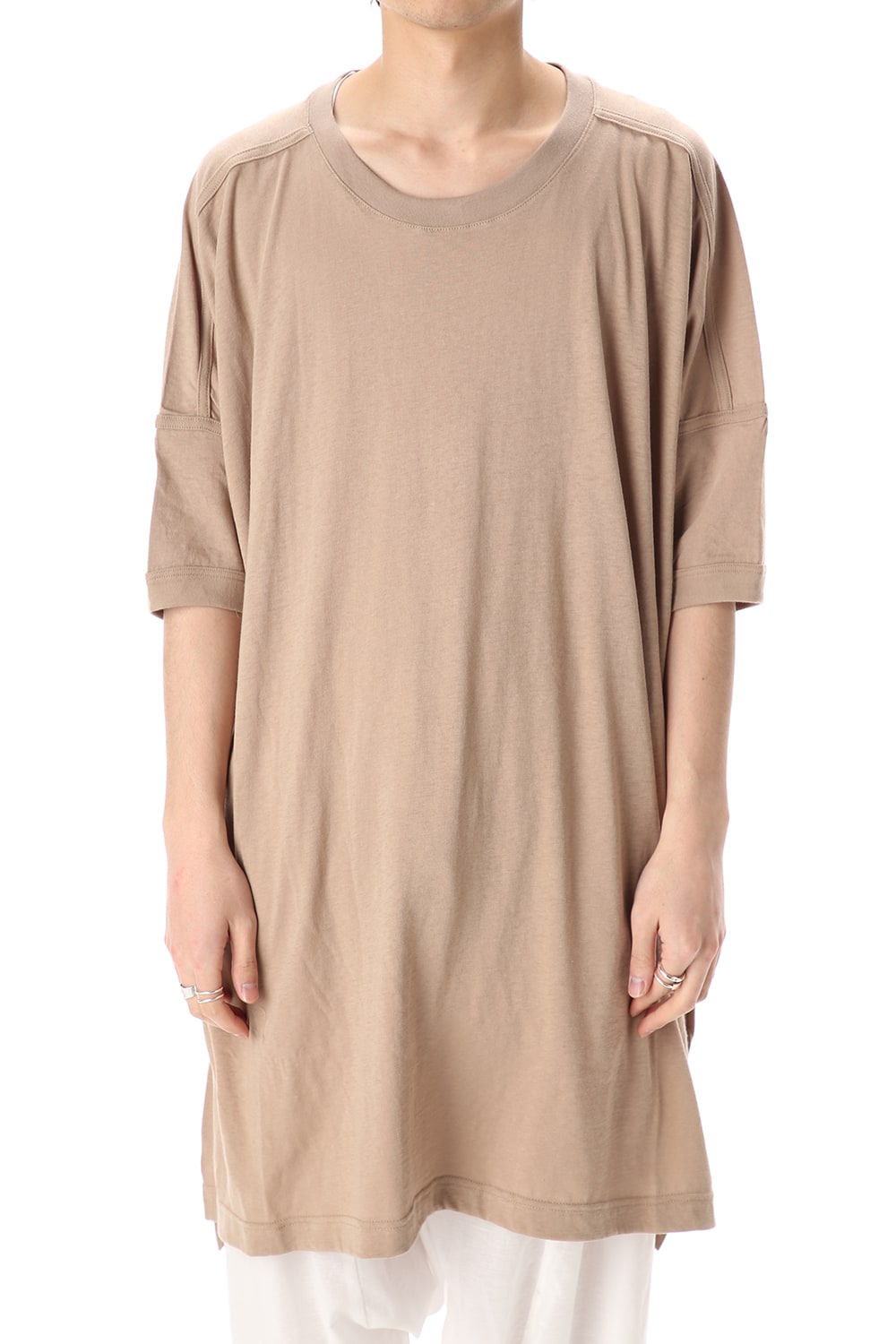 Jersey SS Oversize Tee LT Brown