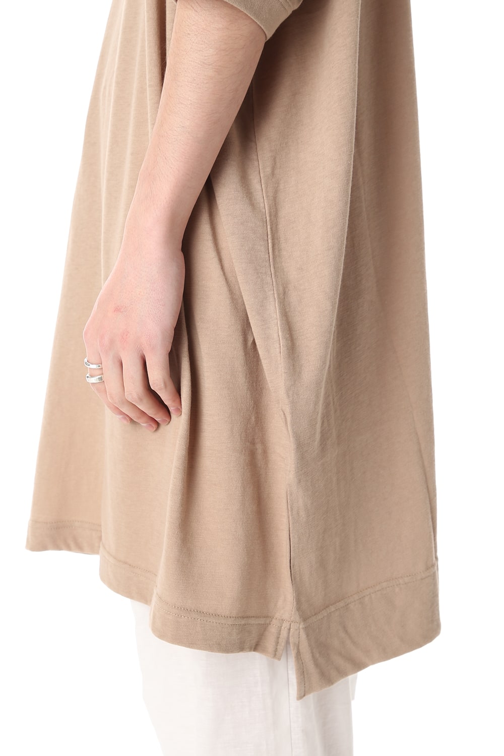 Jersey SS Oversize Tee LT Brown