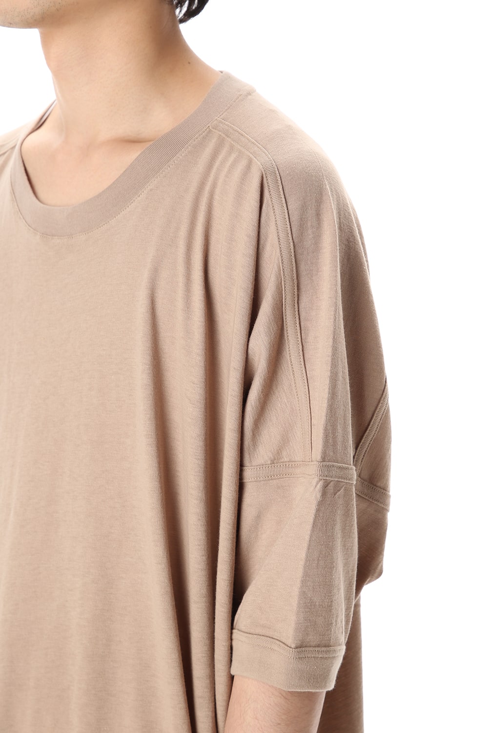 Jersey SS Oversize Tee LT Brown