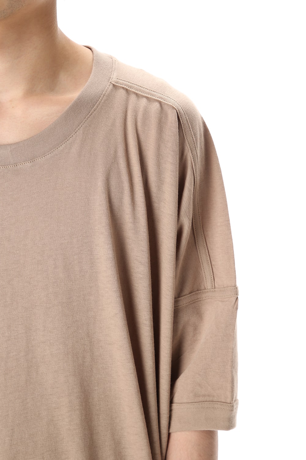 Jersey SS Oversize Tee LT Brown