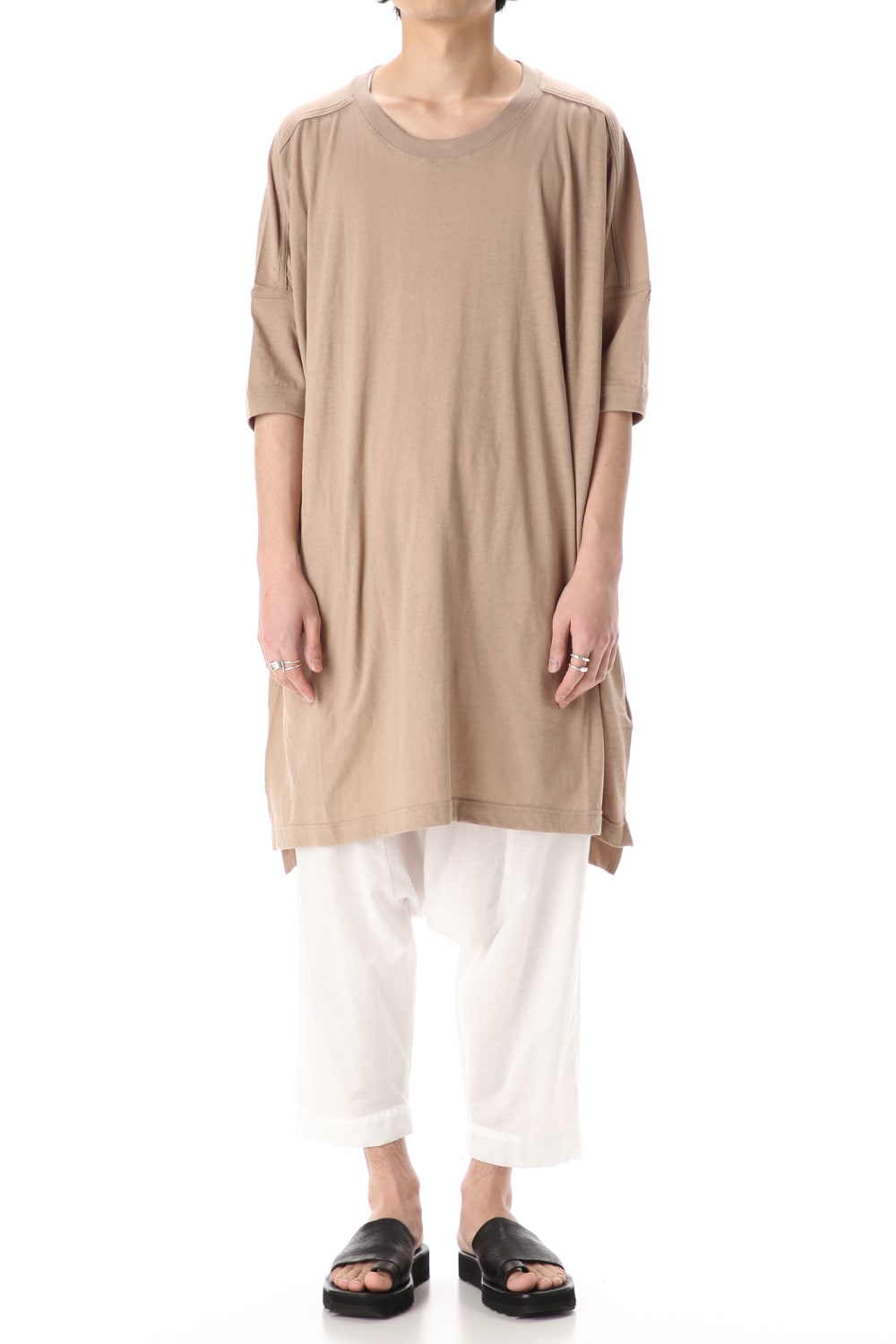 Jersey SS Oversize Tee LT Brown