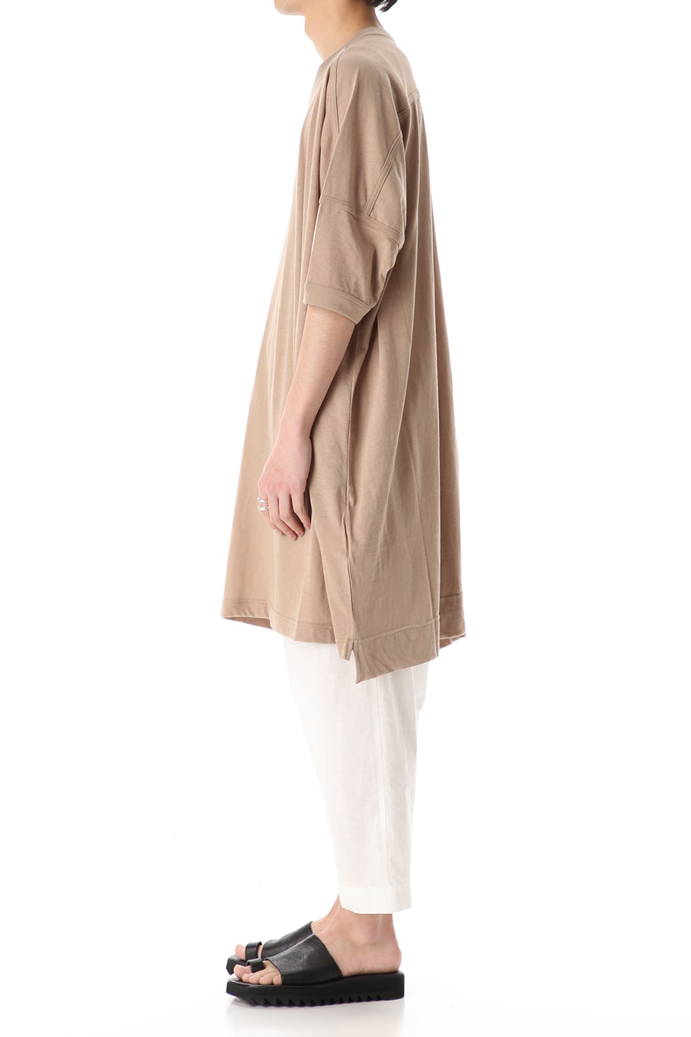 Jersey SS Oversize Tee LT Brown