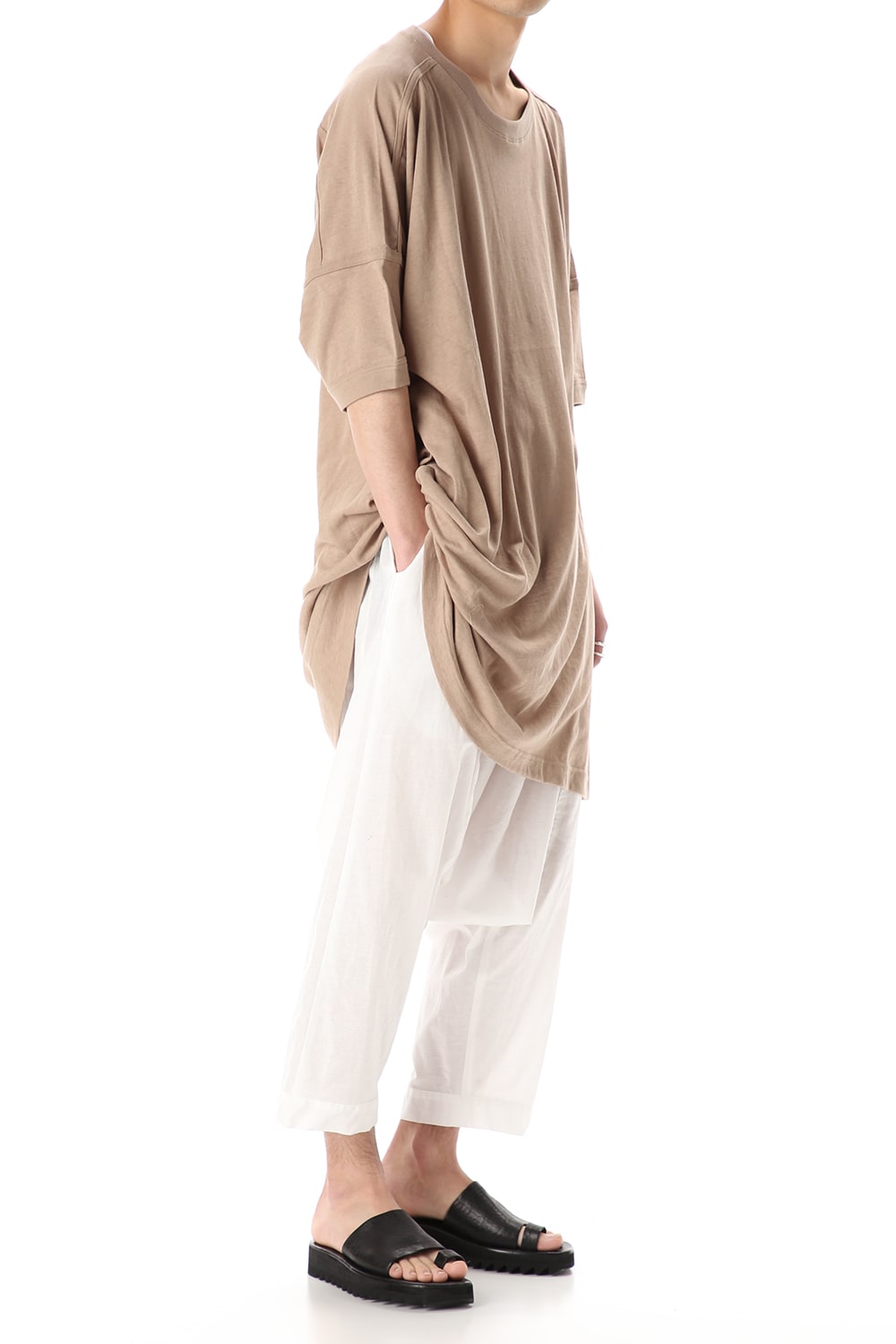 Jersey SS Oversize Tee LT Brown