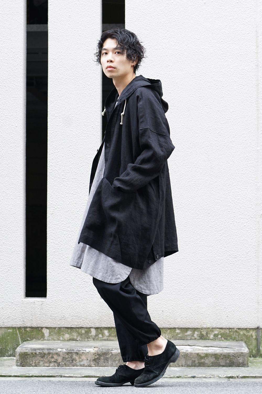 Plain LS Wide fit Tunic Brown Mele