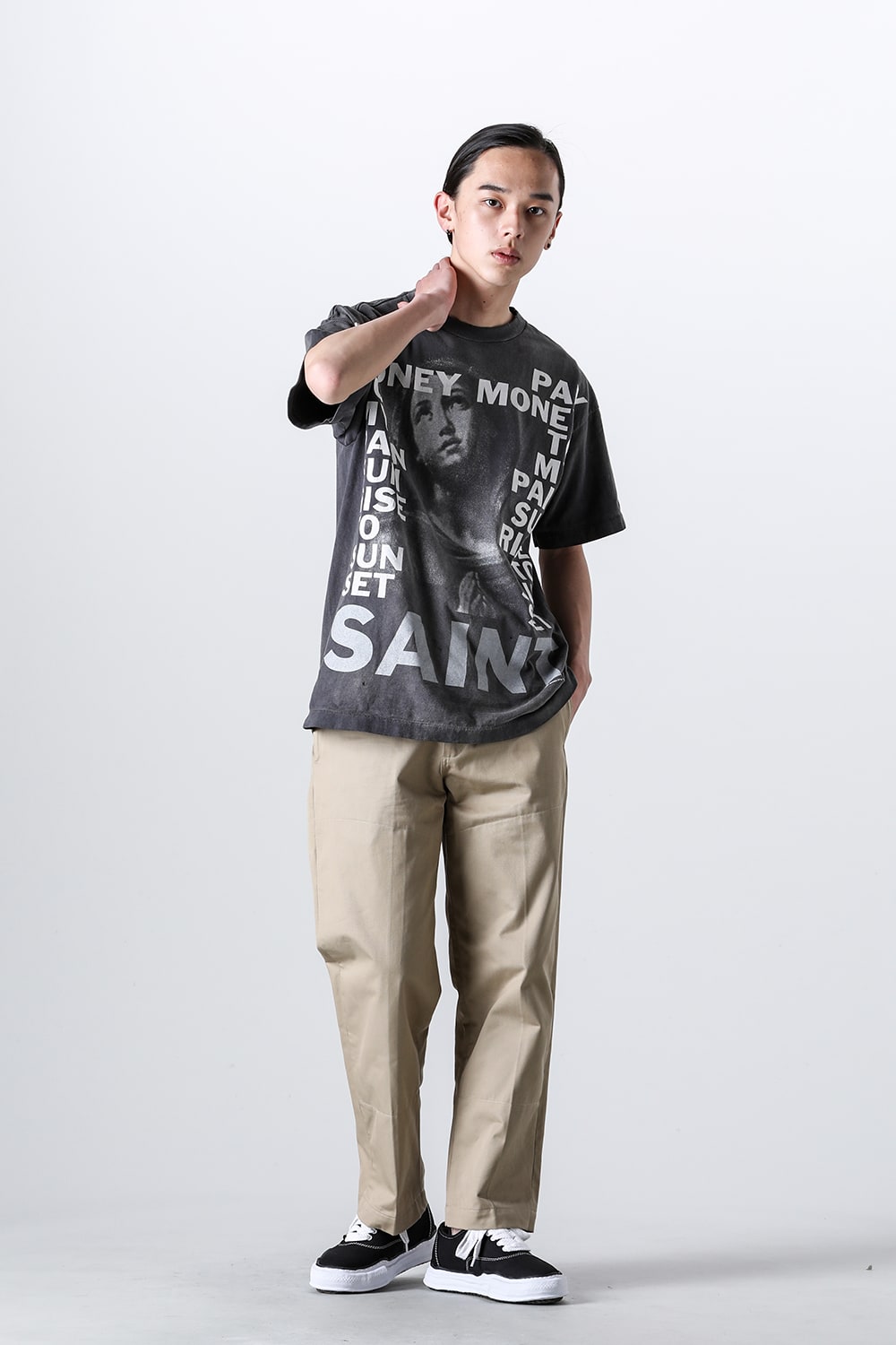 Pay money To my Pain × SAINT Mxxxxxx SR TO SS Short sleeve T-shirt