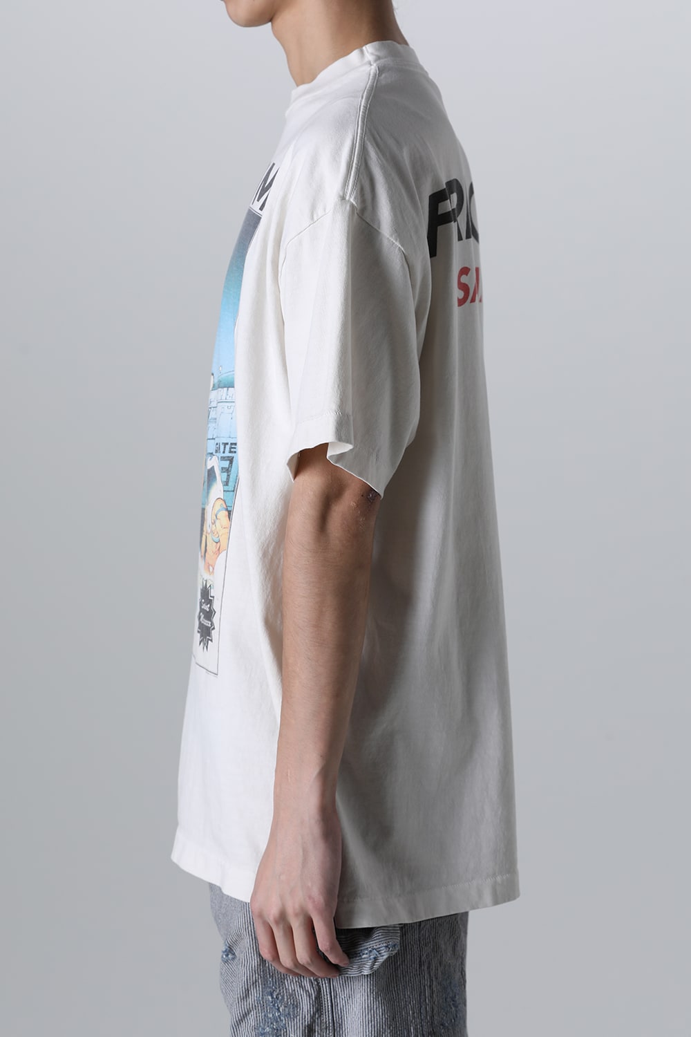 FREEDOM × SAINT Mxxxxxx ASTRO Short sleeve T-shirt