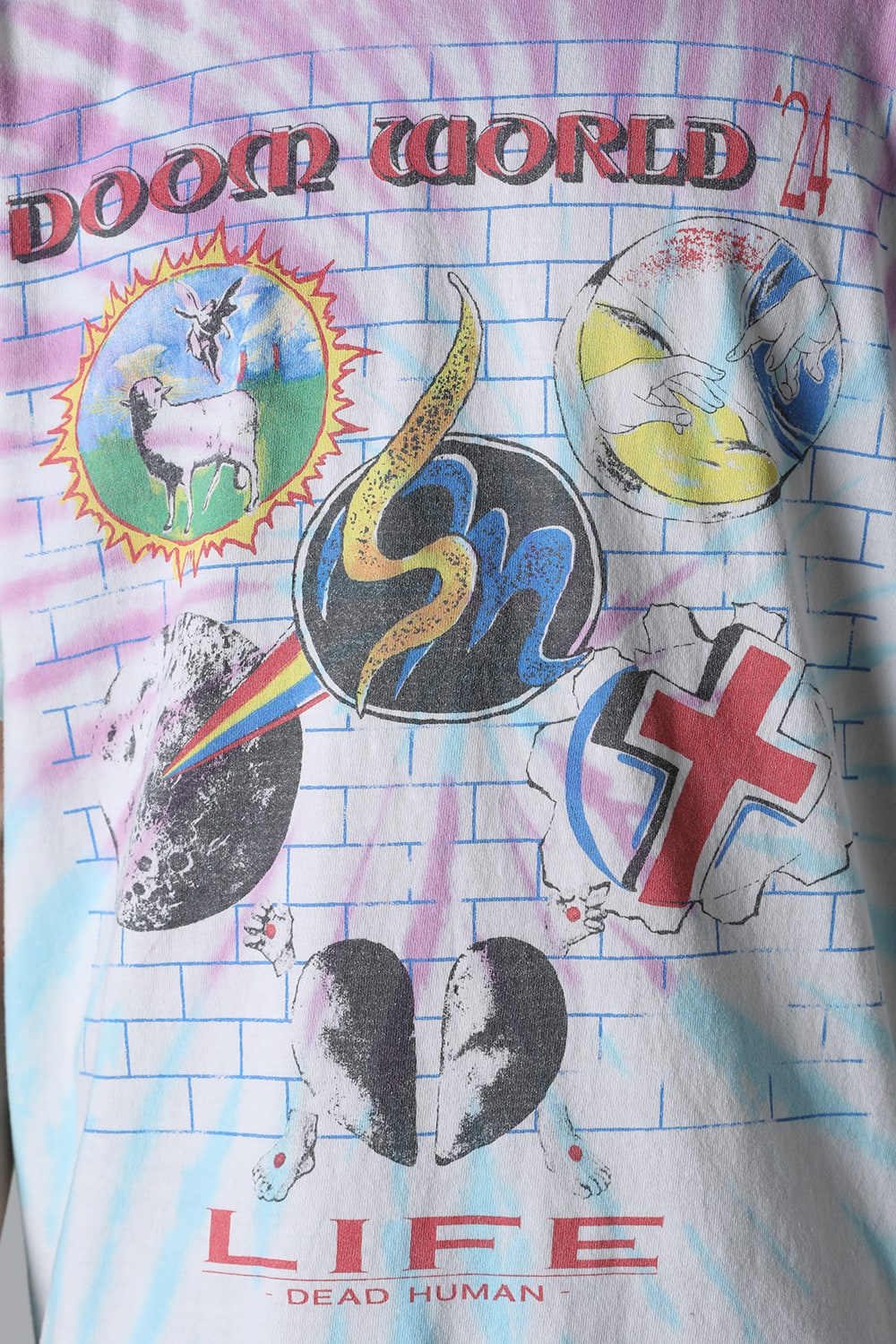 ラストマン × セントマイケル DOOR WRLD ショートスリーブTシャツ