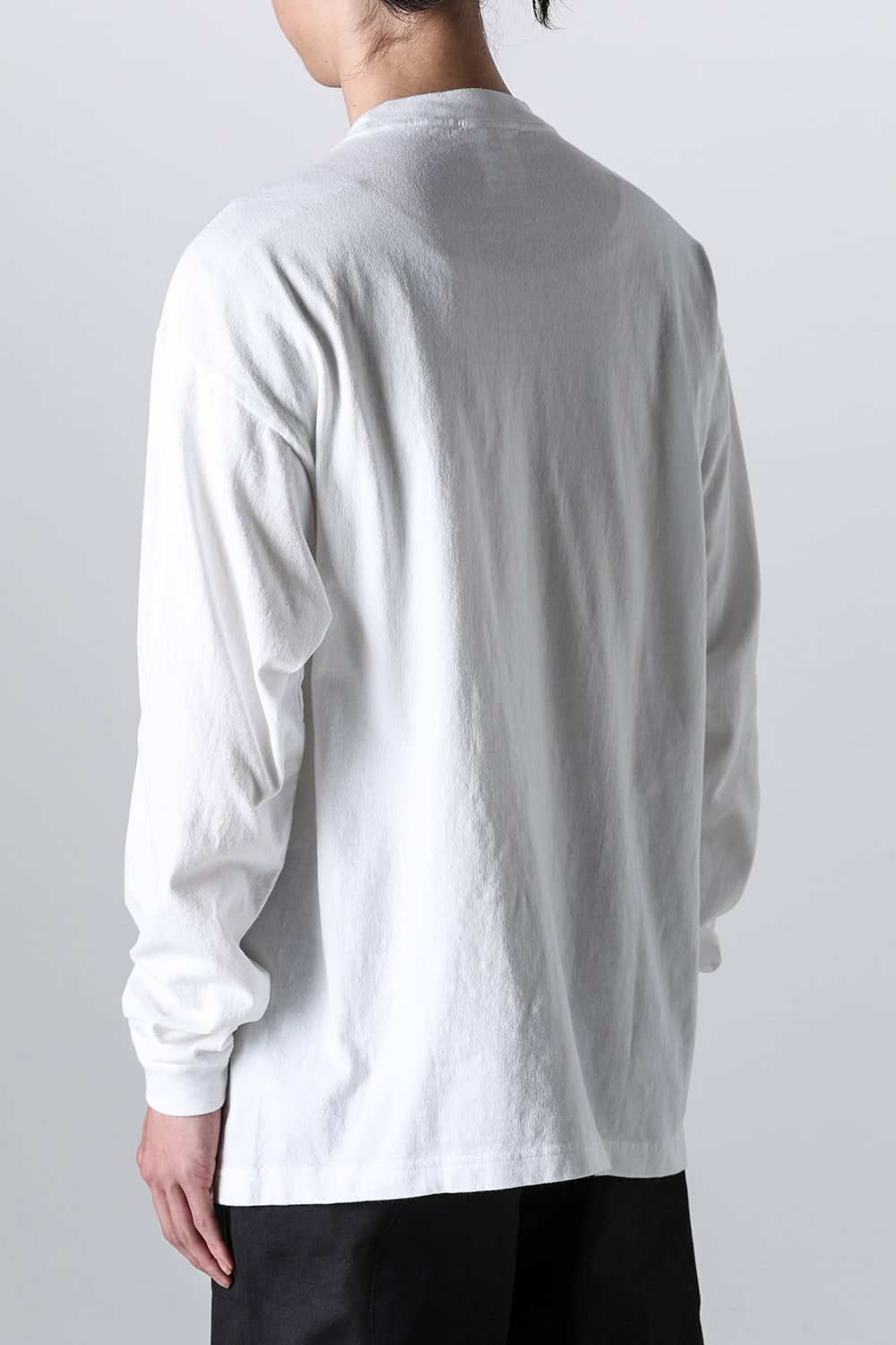 BORN X RAISED × SAINT Mxxxxxx BORN SAINT Long sleeve T-shirt White