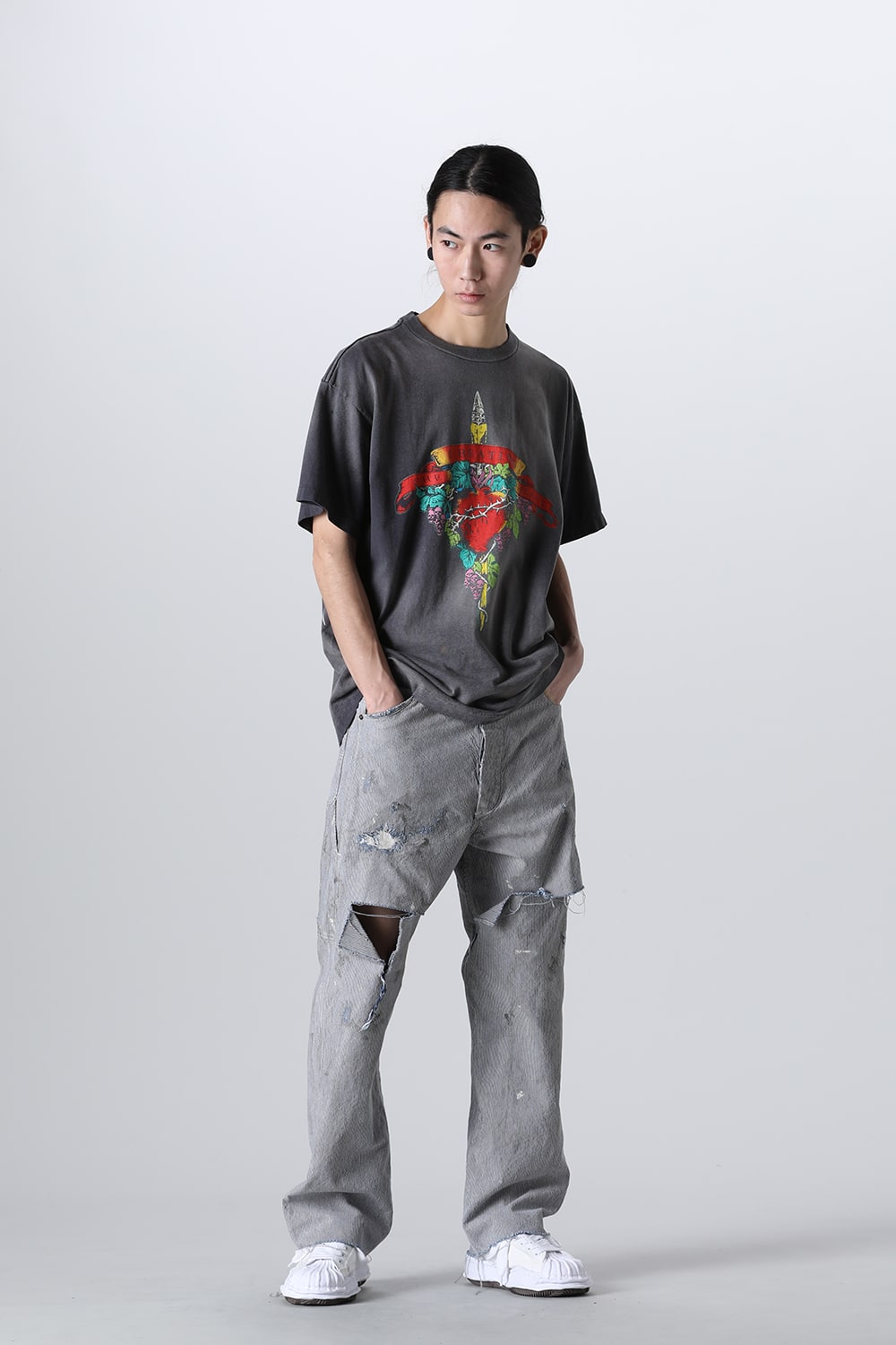 ラストマン × セントマイケル BEATING ショートスリーブTシャツ