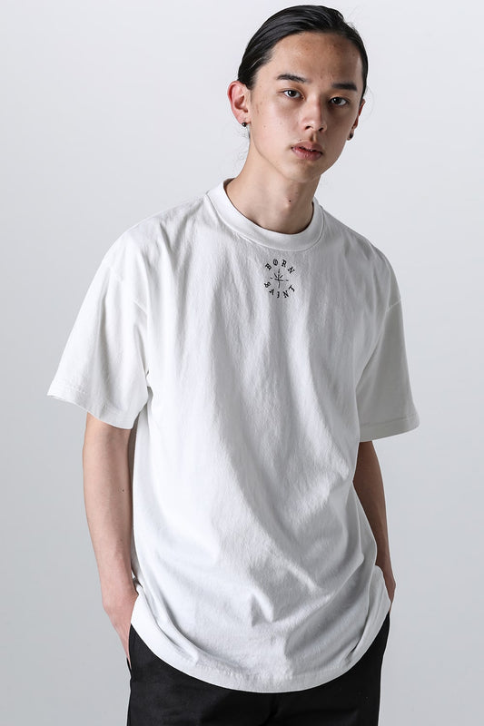 BORN X RAISED × SAINT Mxxxxxx BORN SAINT Short sleeve T-shirt White