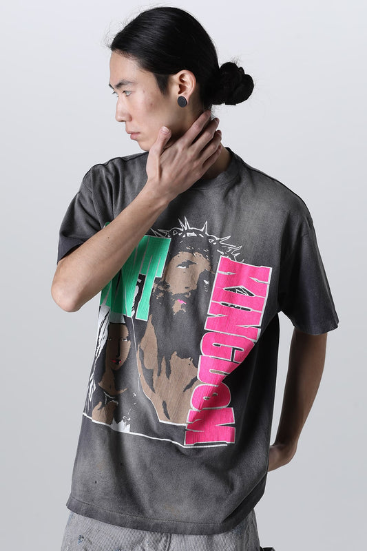 LASTMAN × SAINT Mxxxxxx ST KINGDOM Short sleeve T-shirt