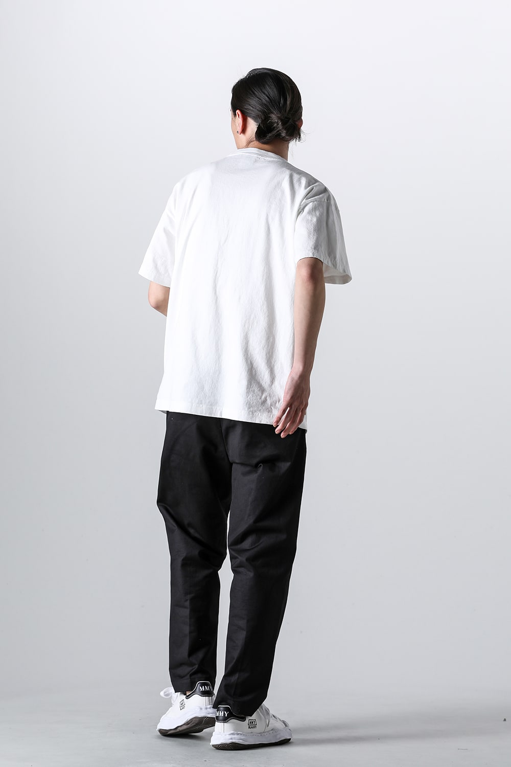 BORN X RAISED × SAINT Mxxxxxx BORN SAINT Short sleeve T-shirt White