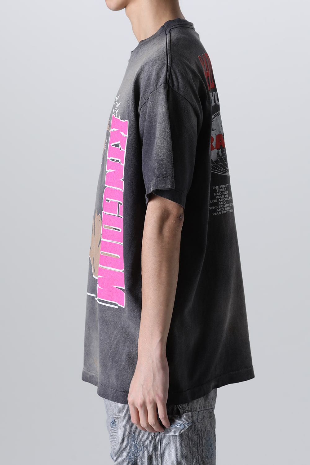 LASTMAN × SAINT Mxxxxxx ST KINGDOM Short sleeve T-shirt