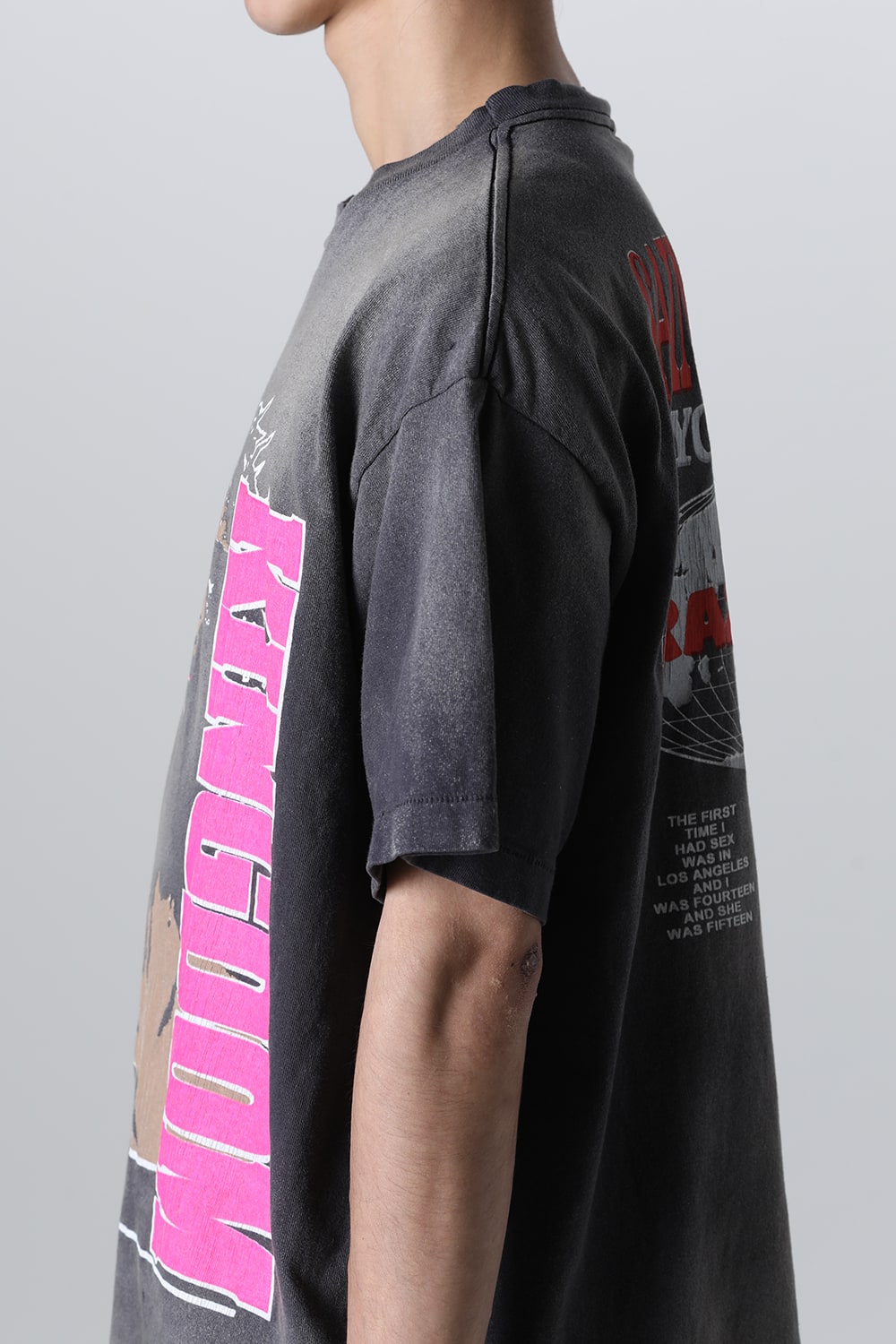 LASTMAN × SAINT Mxxxxxx ST KINGDOM Short sleeve T-shirt