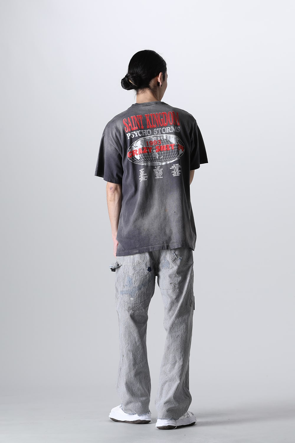 LASTMAN × SAINT Mxxxxxx ST KINGDOM Short sleeve T-shirt