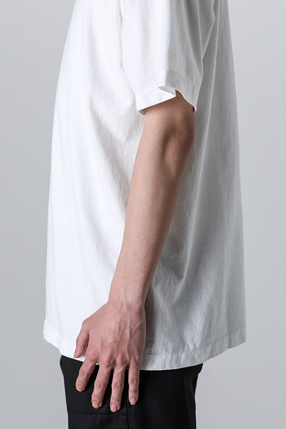 RIBON SAINT Short sleeve T-shirt White × Blue