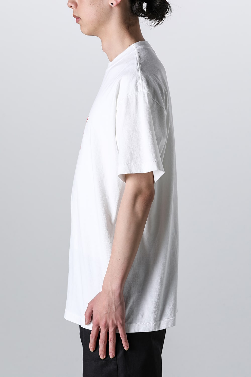 RIBON SAINT Short sleeve T-shirt White × Red