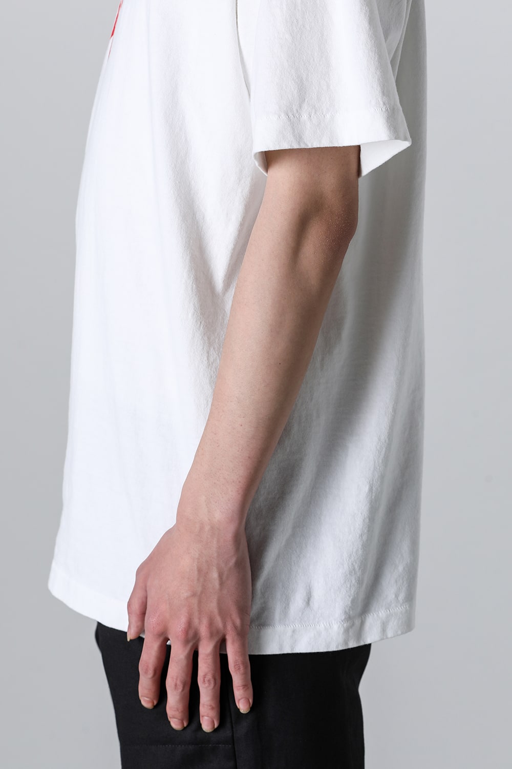 RIBON SAINT Short sleeve T-shirt White × Red