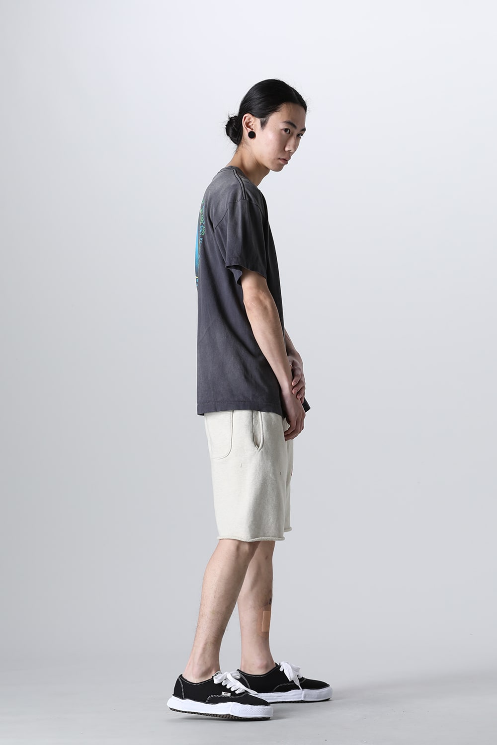 LASTMAN × SAINT Mxxxxxx HOLY GHOST Short sleeve T-shirt