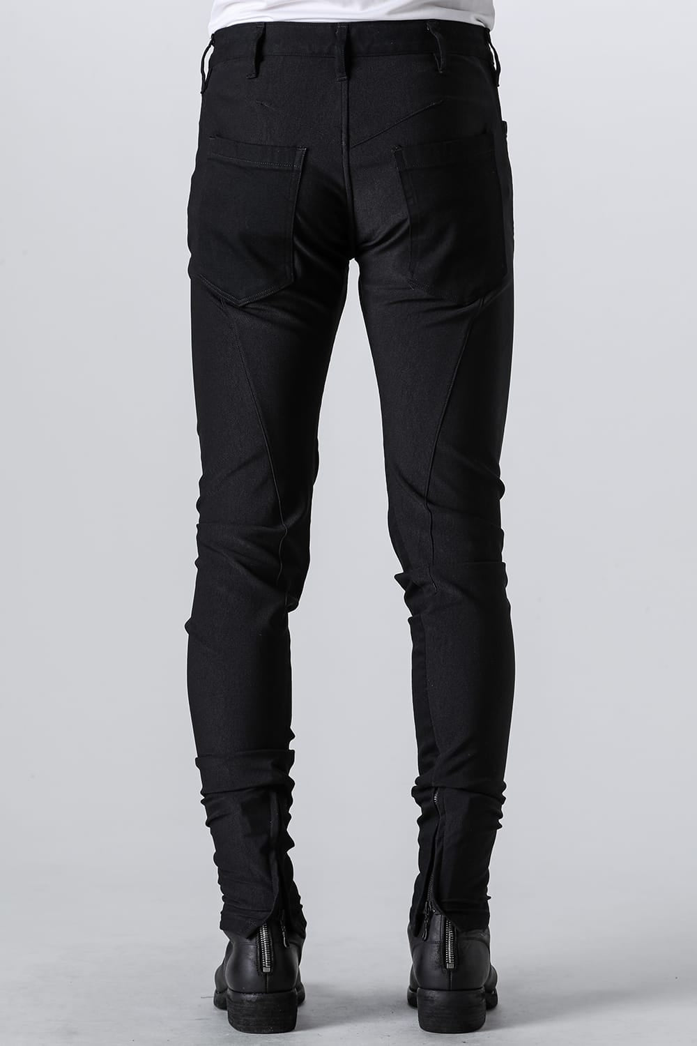 Denim & High Tension Jersey Combination Curve Pants