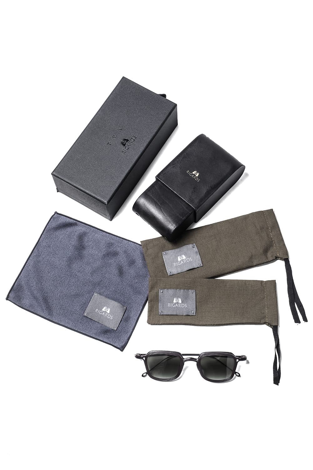 リガーズ コラボレーション サングラス RG2004TVA ブラック / ダークブラウン / D.グレー