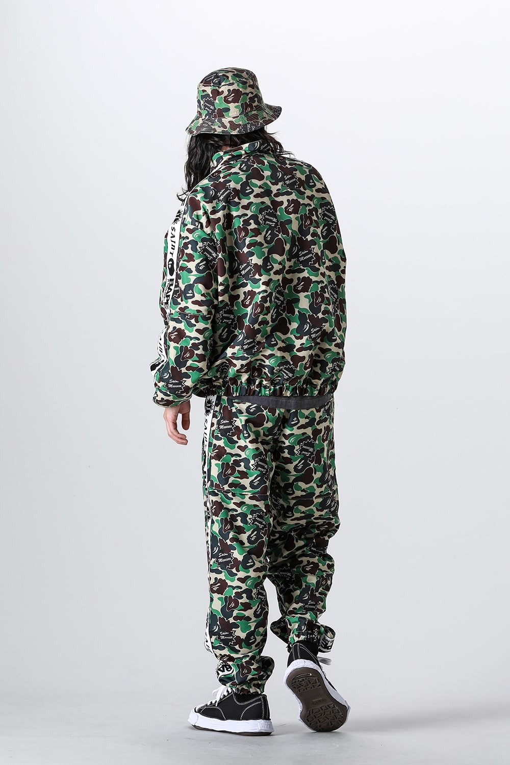 A BATHING APE® × SAINT Mxxxxxx STAPE Track Jacket