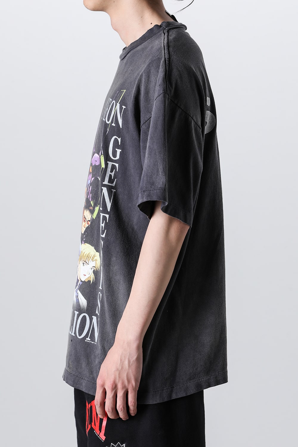 EVANGELION × SAINT Mxxxxxx NEON Short sleeve T-shirt