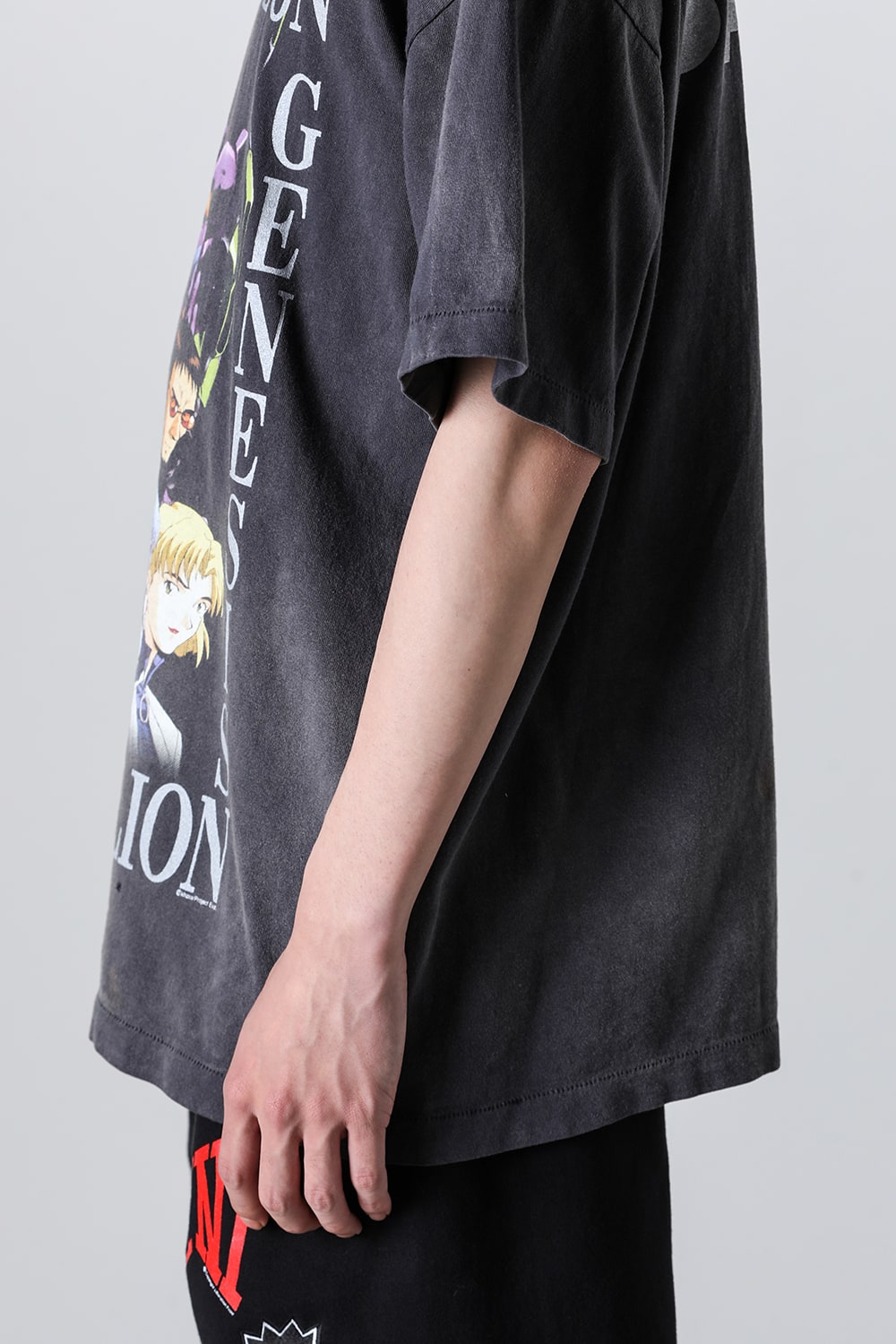 EVANGELION × SAINT Mxxxxxx NEON Short sleeve T-shirt