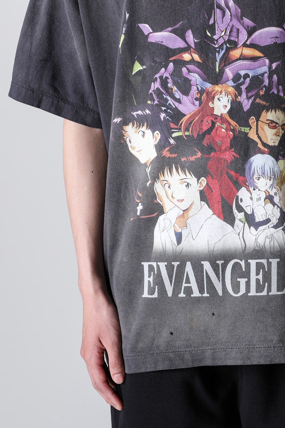 EVANGELION × SAINT Mxxxxxx NEON Short sleeve T-shirt