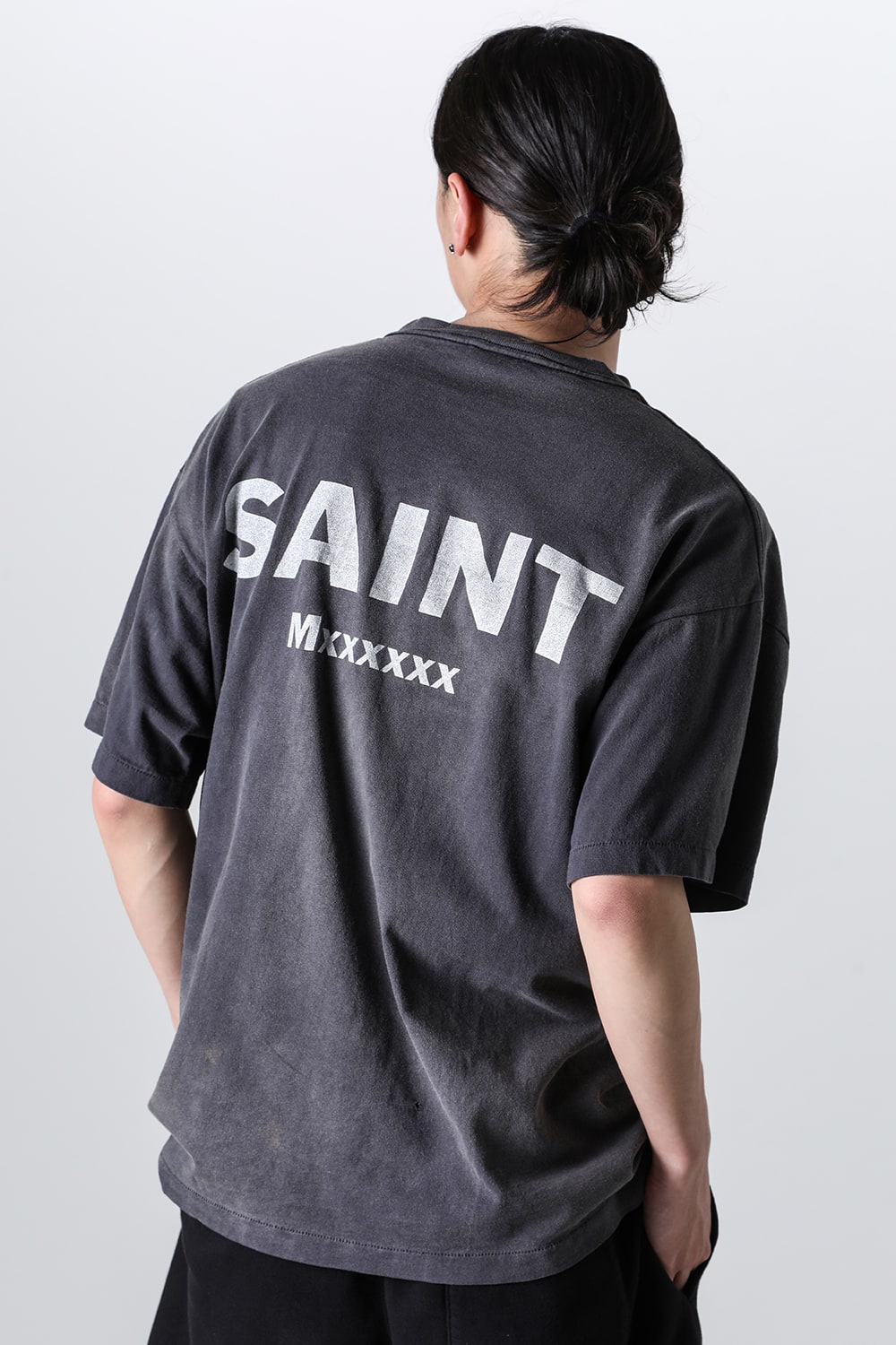 EVANGELION × SAINT Mxxxxxx NEON Short sleeve T-shirt