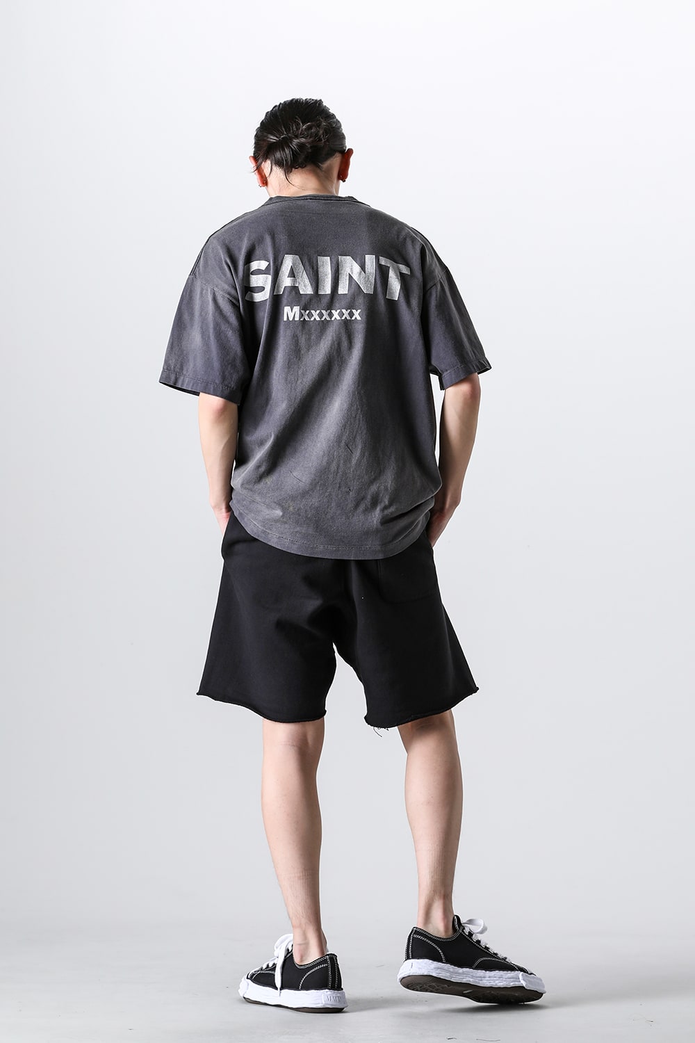 EVANGELION × SAINT Mxxxxxx NEON Short sleeve T-shirt